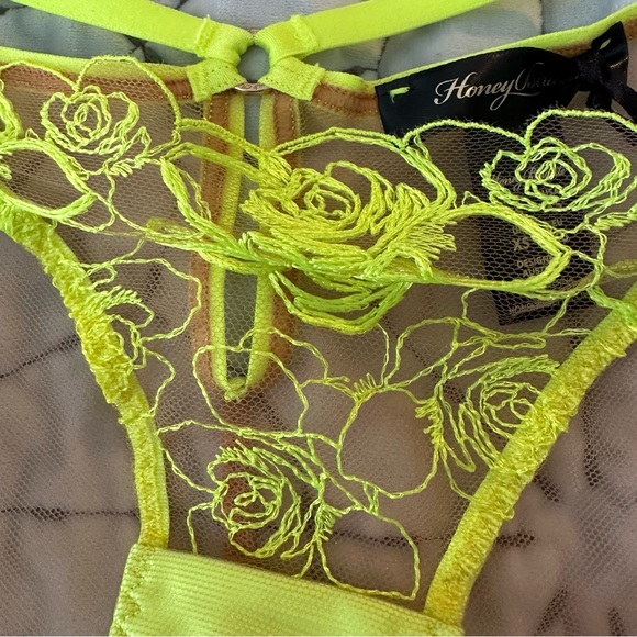 Honey Birdette Lyndl Neon Panty XS - Picture 3 of 8